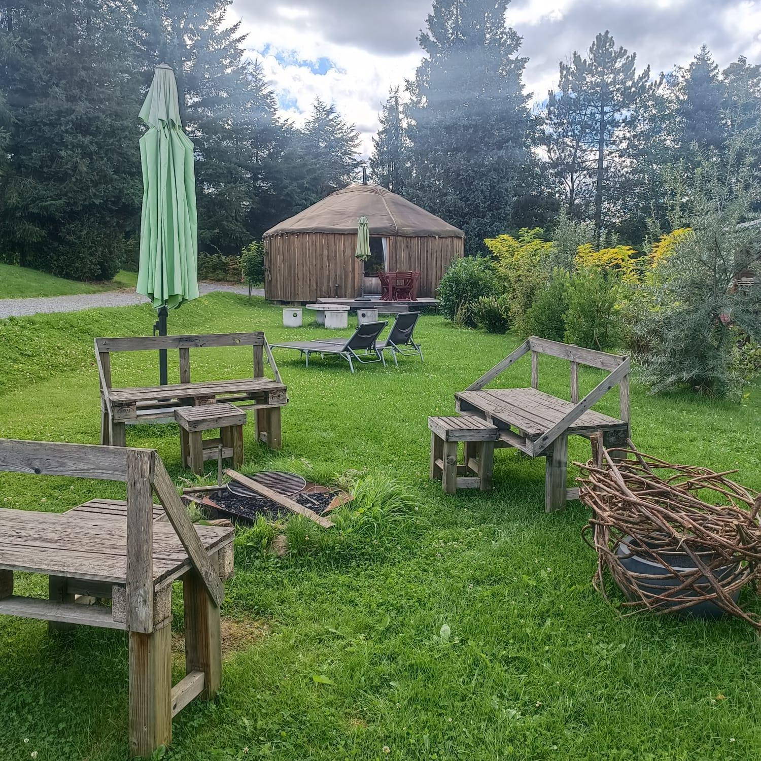 Les Refuges Du Chalet Sart-lez-Spa Exterior foto