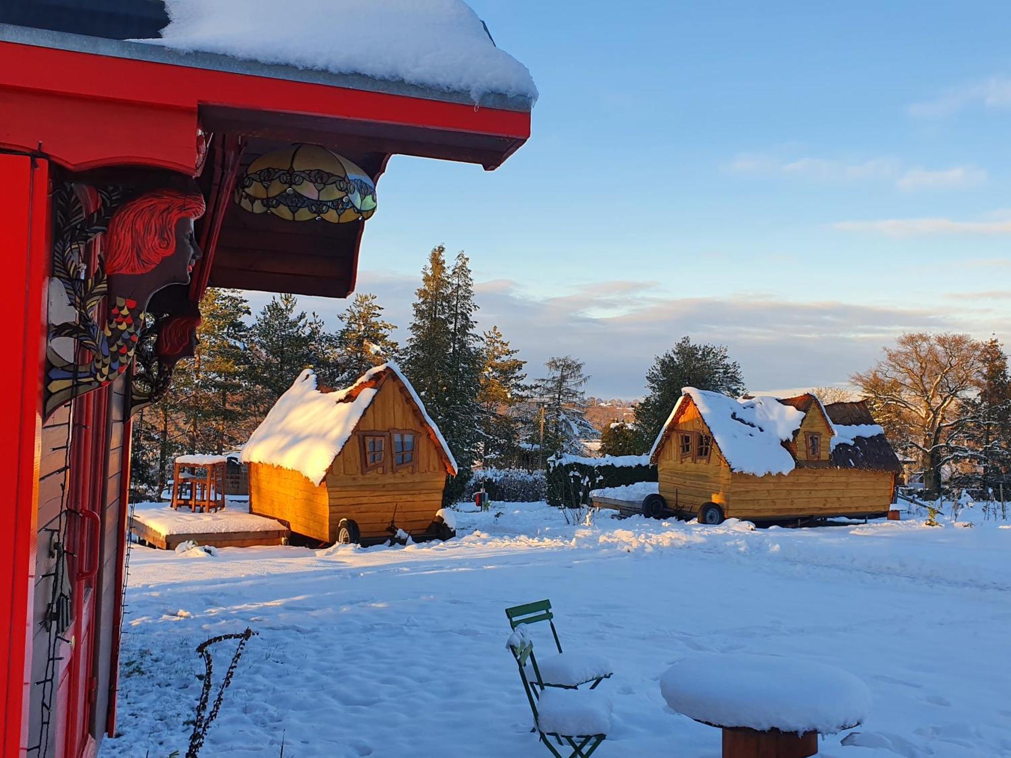 Les Refuges Du Chalet Sart-lez-Spa Exterior foto