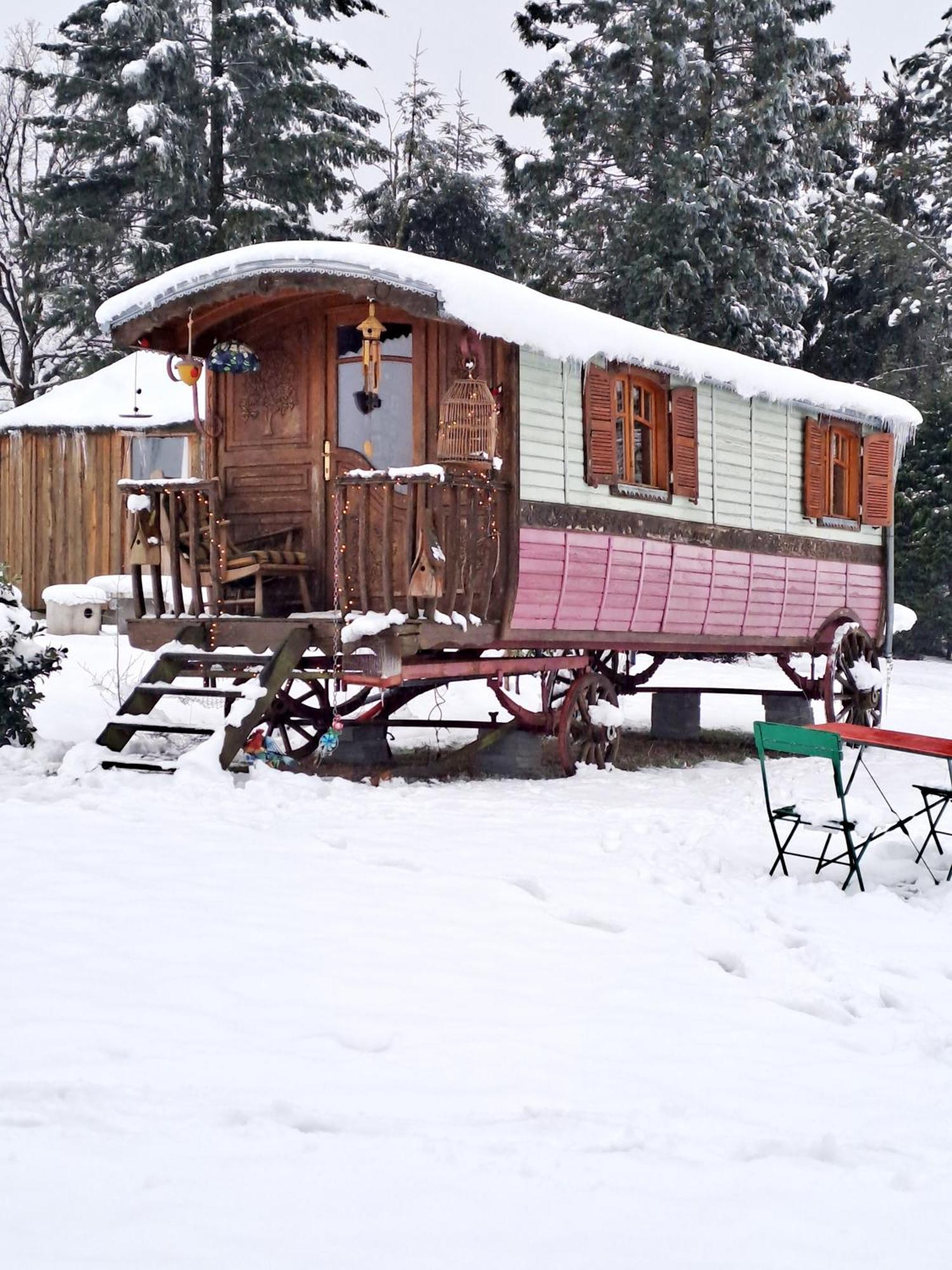 Les Refuges Du Chalet Sart-lez-Spa Exterior foto